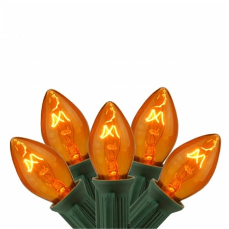 Northlight Seasonal Transparent Orange C Christmas Lights 31742384